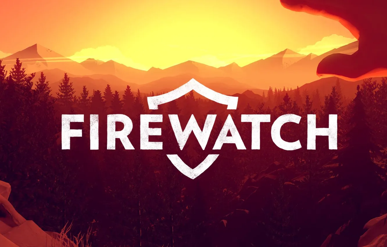 Фото обои Logo, Campo Santo, Firewatch, Пожарный дозор