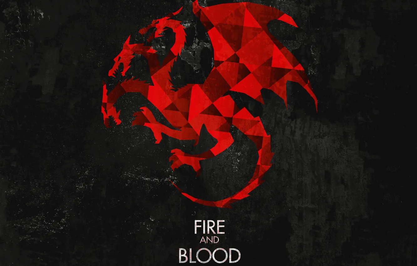 Фото обои дракон, Game of Thrones, игра престолов, fire and blood, Таргариен, пламя и кровь, house of …