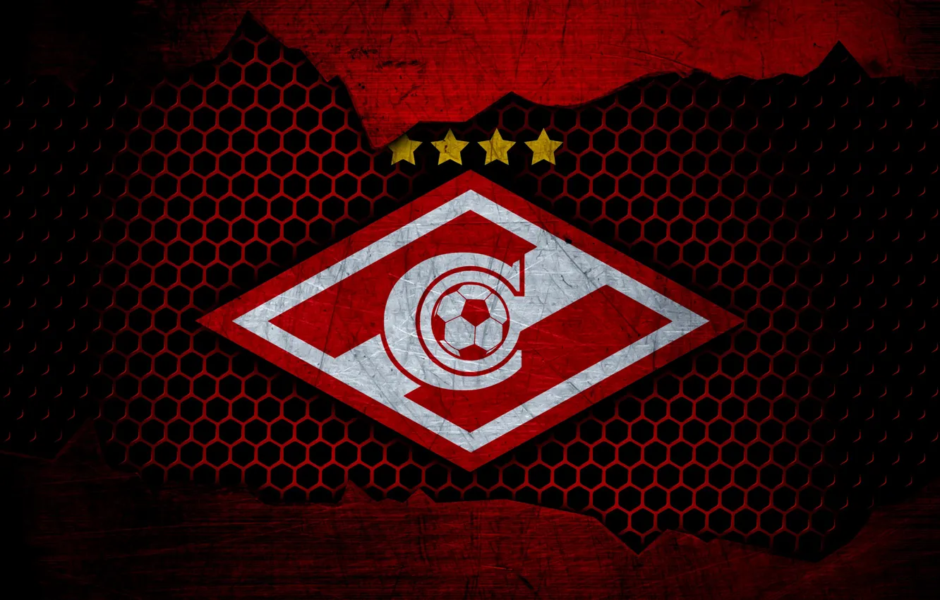 Фото обои wallpaper, sport, logo, football, Spartak Moscow