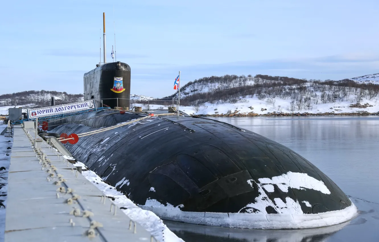 Фото обои подводный, крейсер, атомный, Юрий Долгорукий