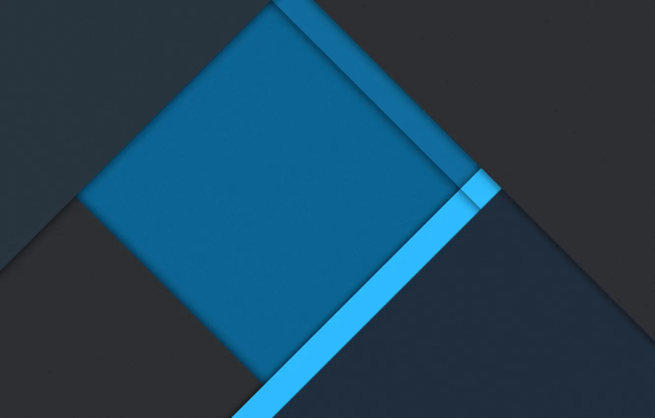 Фото обои синий, голубой, геометрия, design, color, material