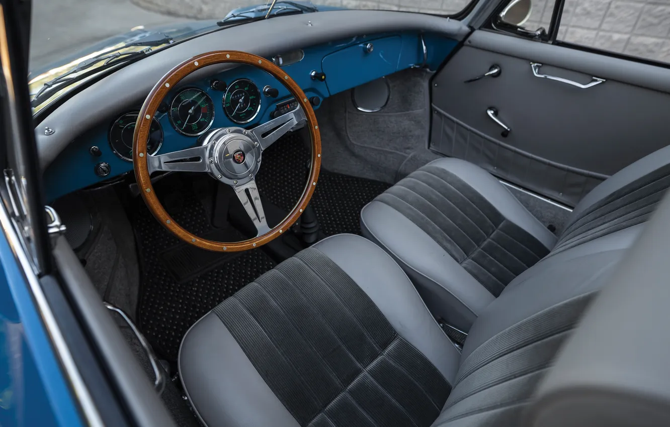 Фото обои Porsche, 356, 1961, Porsche 356B 1600 Super Cabriolet