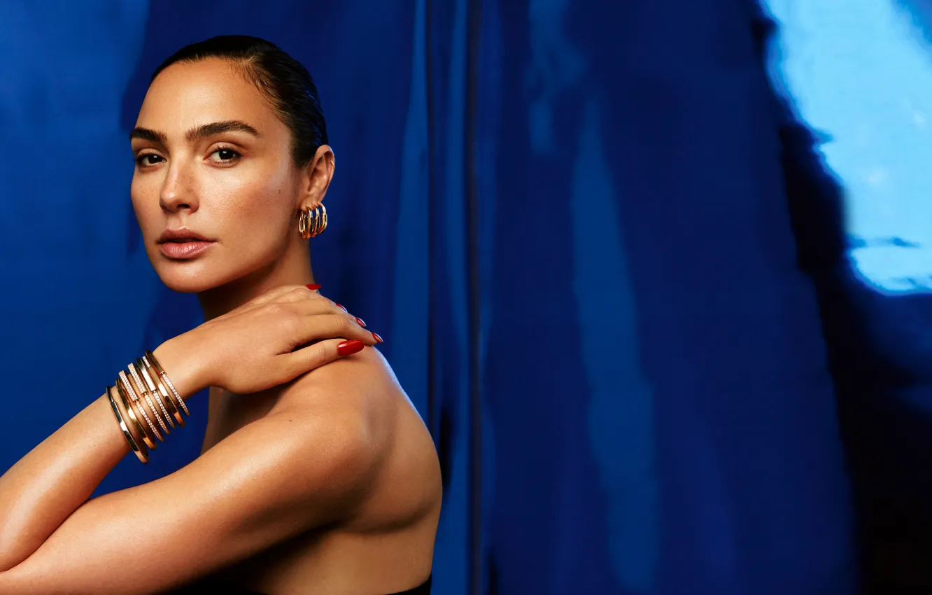 Фото обои портрет, актриса, Vogue, Галь Гадот, Gal Gadot