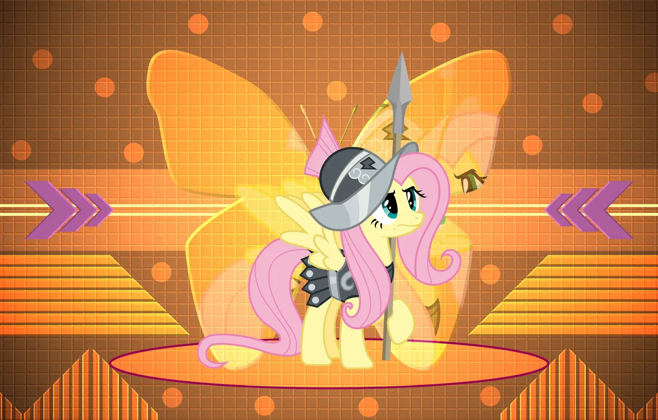 Фото обои фон, узор, доспехи, пони, рыцарь, My Little Pony