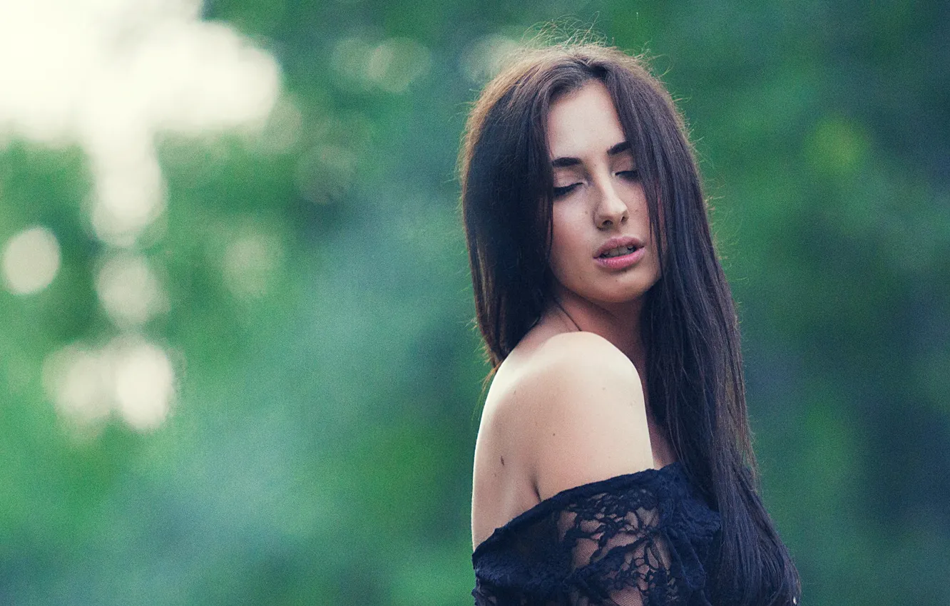 Фото обои девушка, нежность, фокус, photographer, личико, Martin Brest