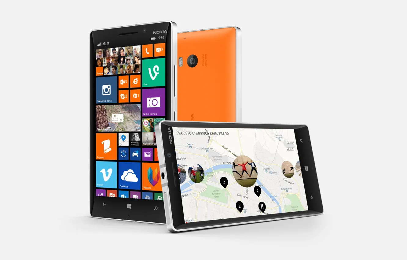 Фото обои Метал, смартфон, Nokia, Lumia, Icon, 930