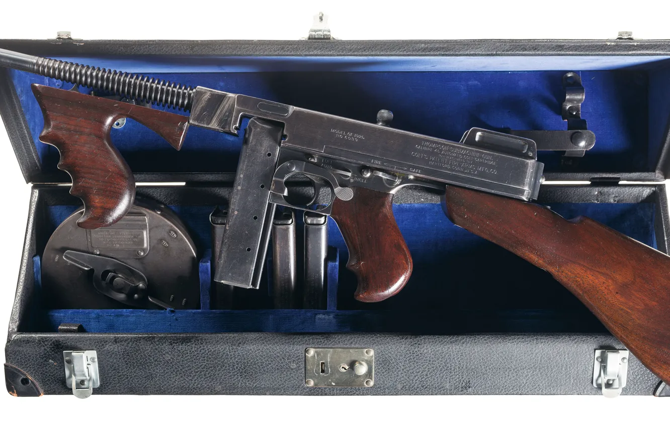 Фото обои оружие, Thompson, Пистолет-пулемёт, 1921