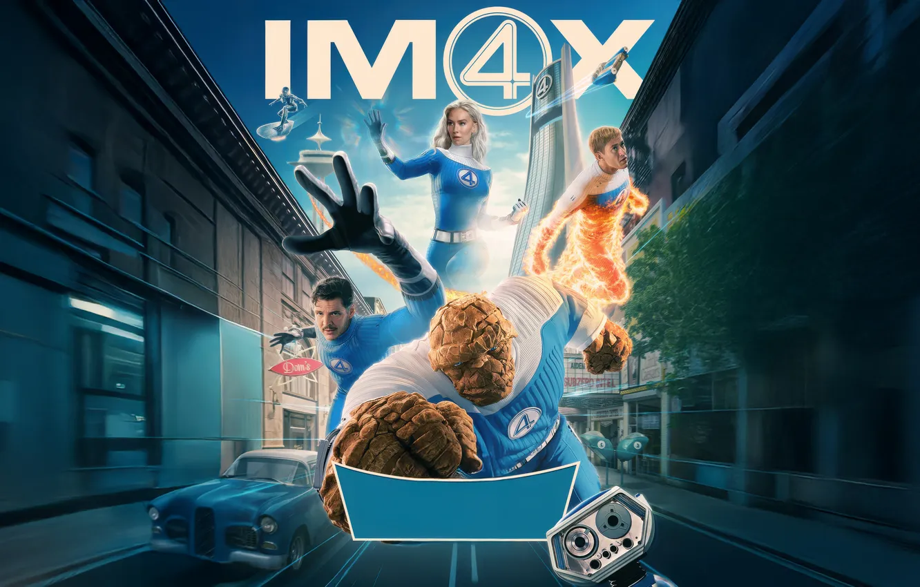 Фото обои постер, персонажи, Marvel, комикс, Фантастическая четвёрка, Fantastic Four, Pedro Pascal, Педро Паскаль