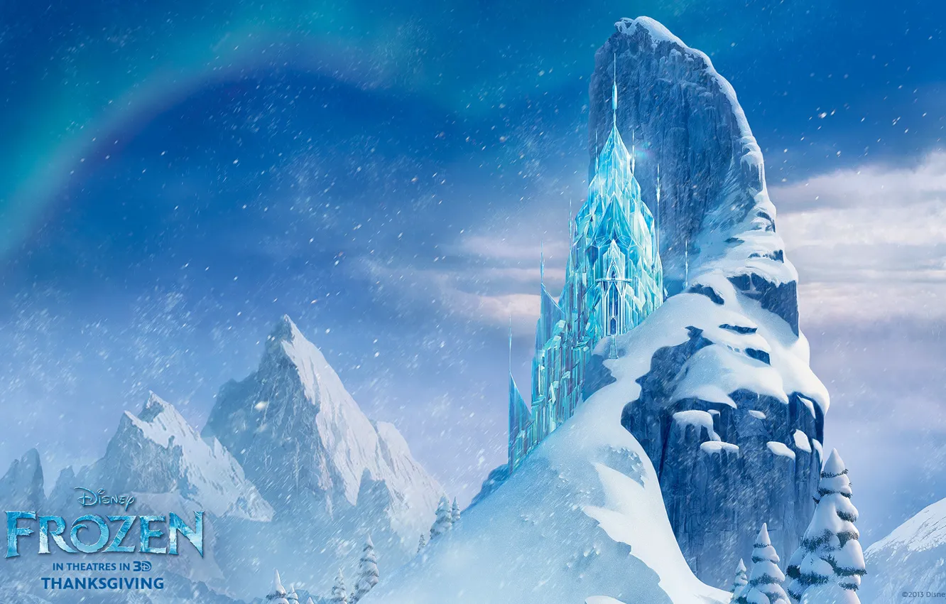 Фото обои Frozen, Walt Disney, 2013, Холодное Сердце, Ледяной Замок