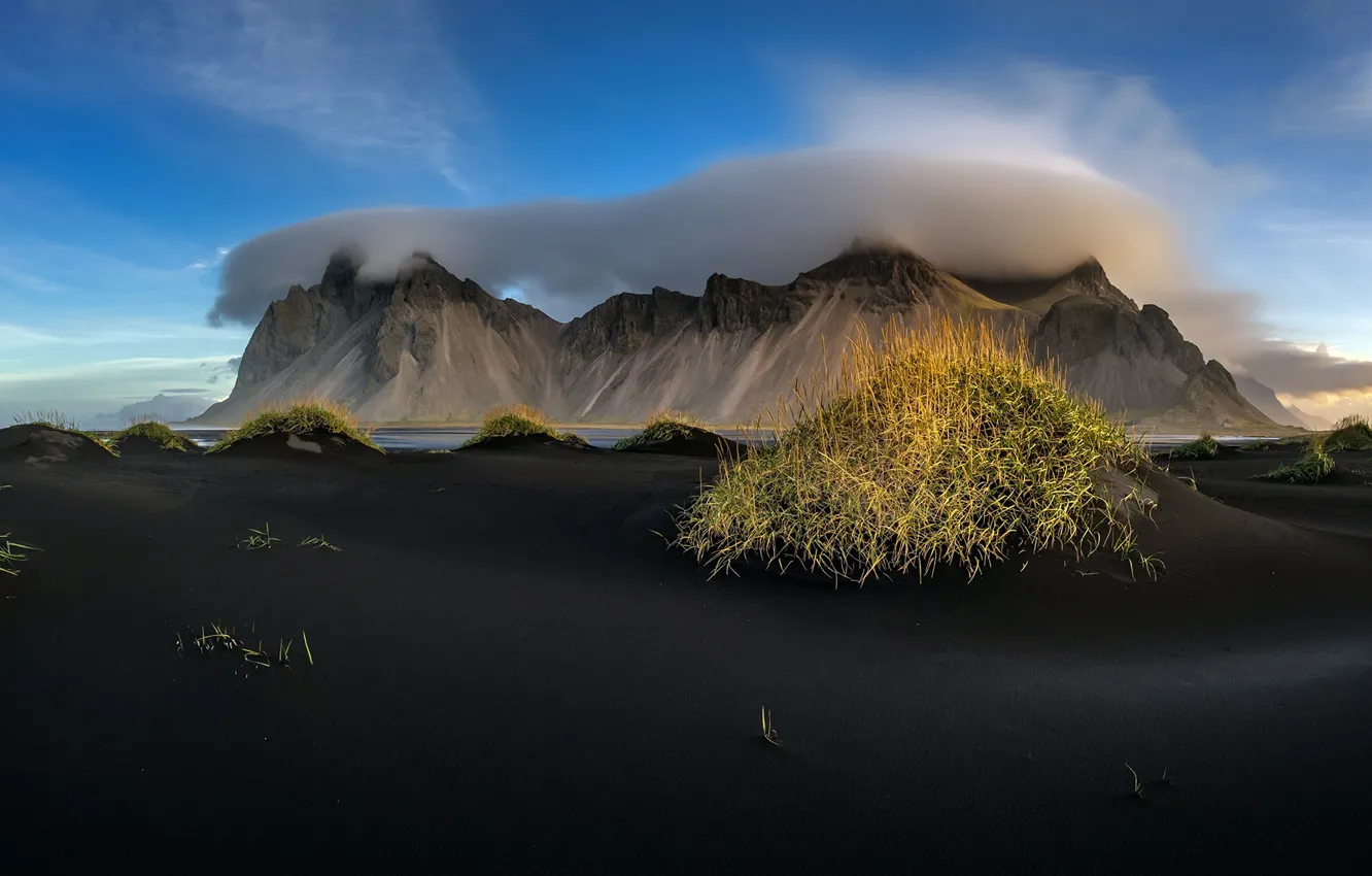 Фото обои природа, фон, Исландия