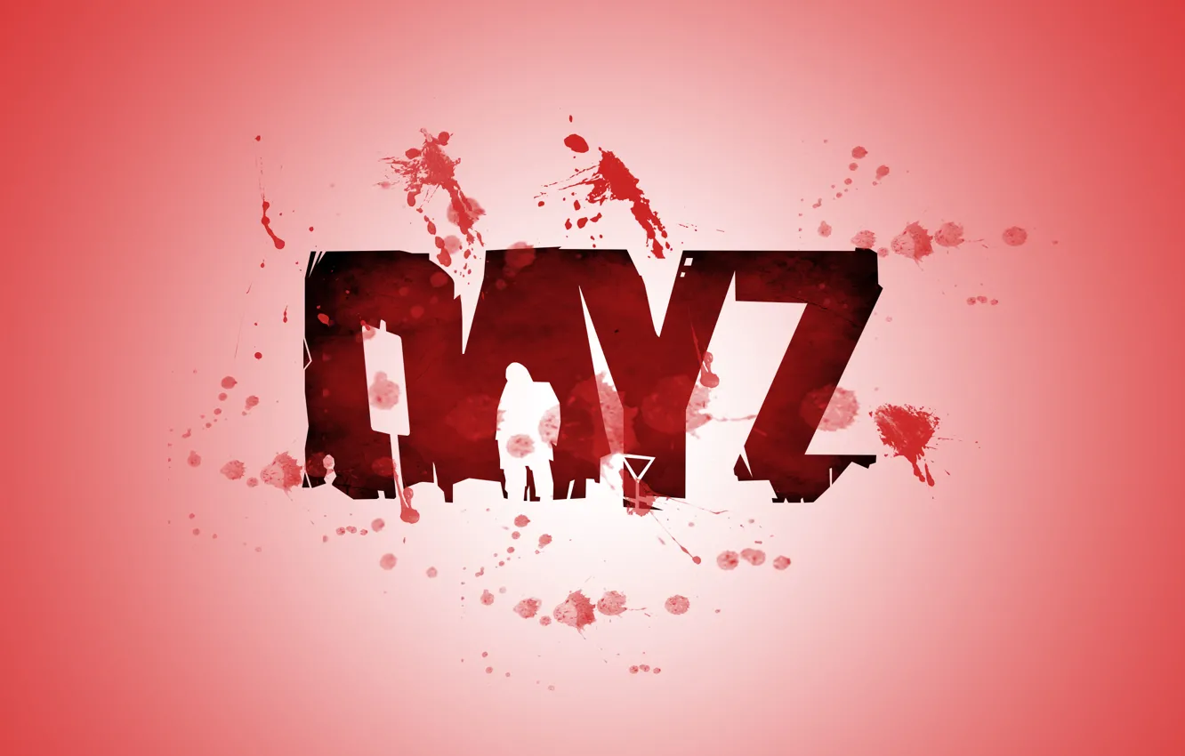 Фото обои blood, logo, day z, dayz, dayz standalone