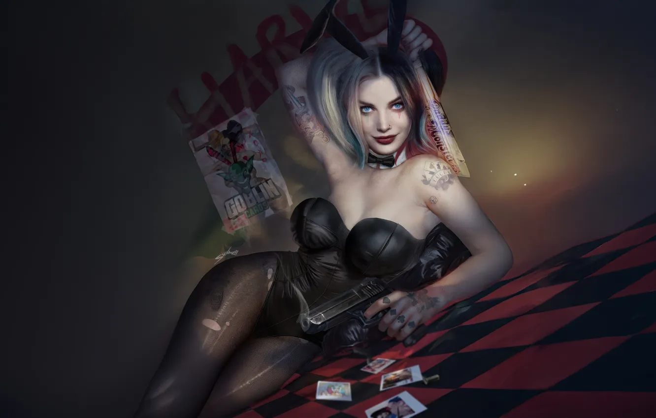 Фото обои look, harley quinn, iconic