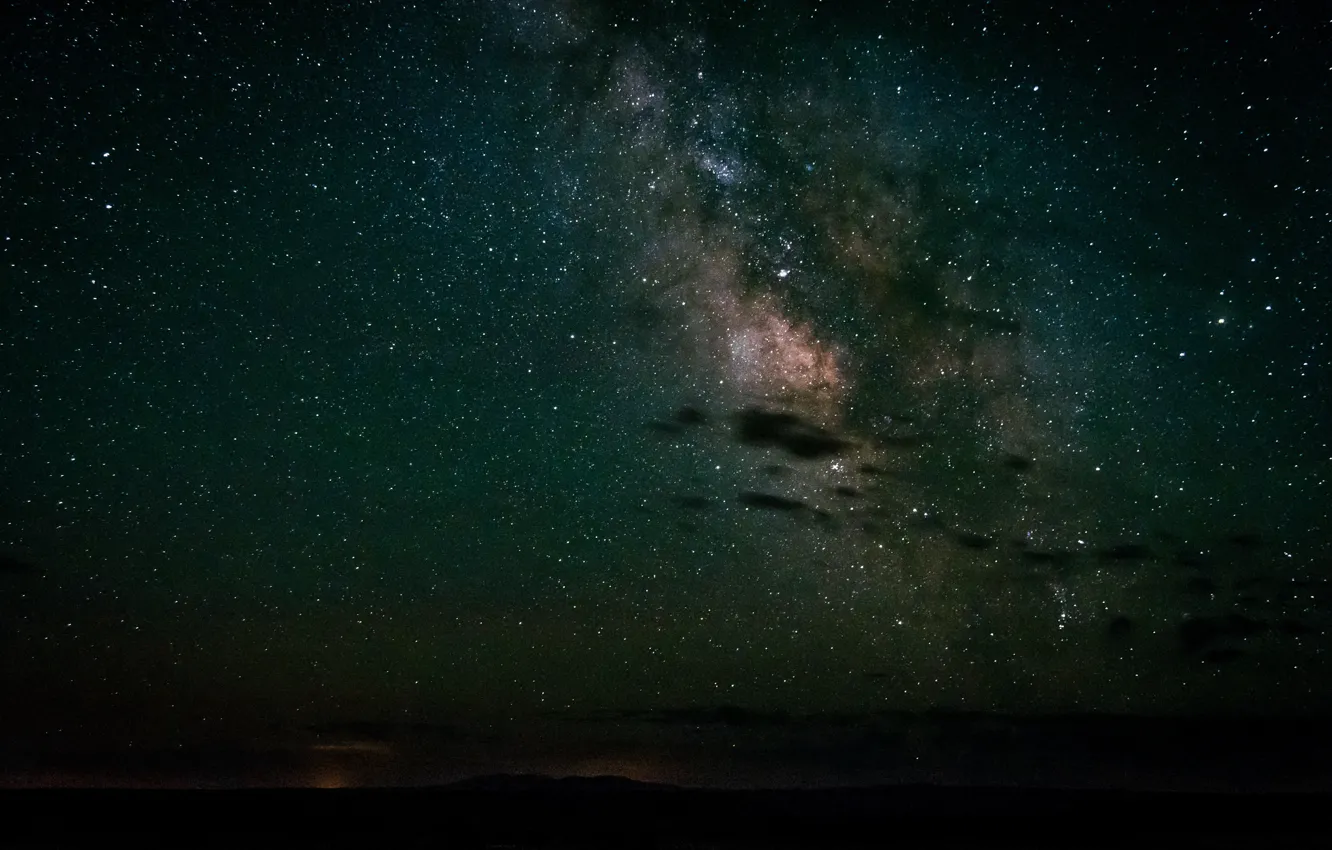Фото обои космос, звезды, ночь, млечный путь
