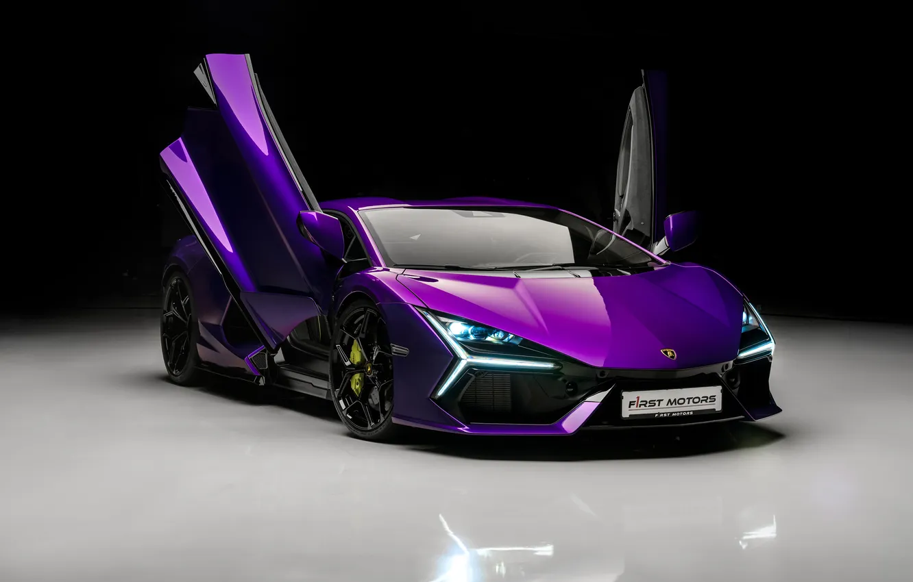 Фото обои Lamborghini, Wallpaper, Lamborghini Revuelto Viola Pasifae