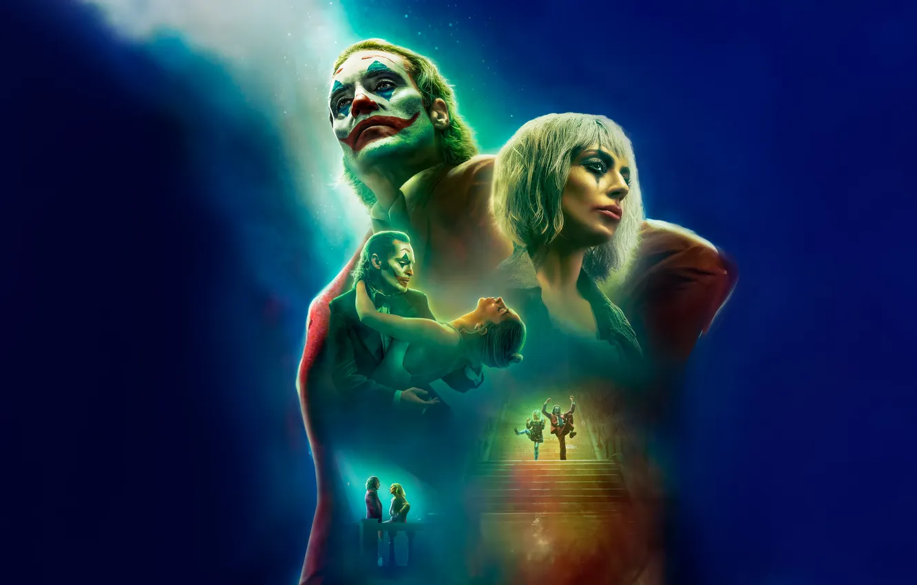 Фото обои joker, deux, folie, new dawn