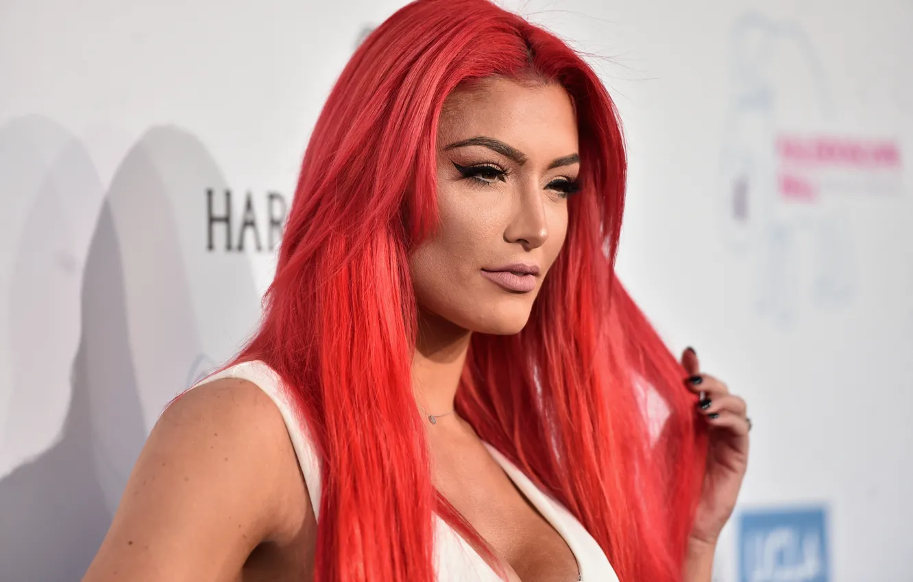 Фото обои модель, макияж, прическа, фотосессия, рестлер, hair, WWE, Eva Marie