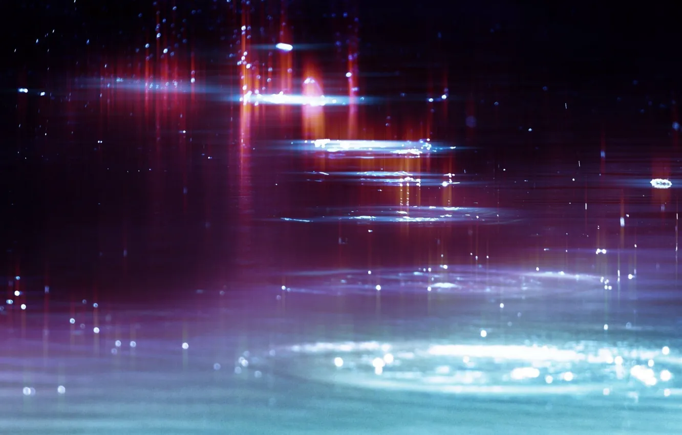 Фото обои капли, свет, дождь, разводы, вечер, rain, pink, water