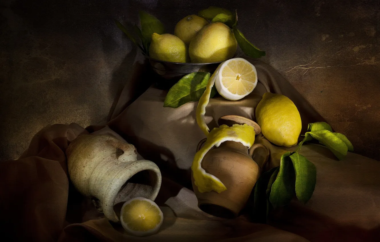Фото обои лимон, еда, фрукты