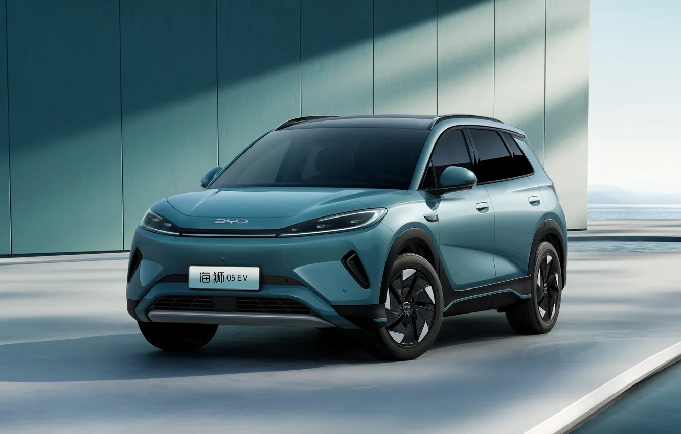 Фото обои внедорожник, SUV, экстерьер, электромобиль, 2025, BYD, 05 EV, BYD Sealion 05 EV
