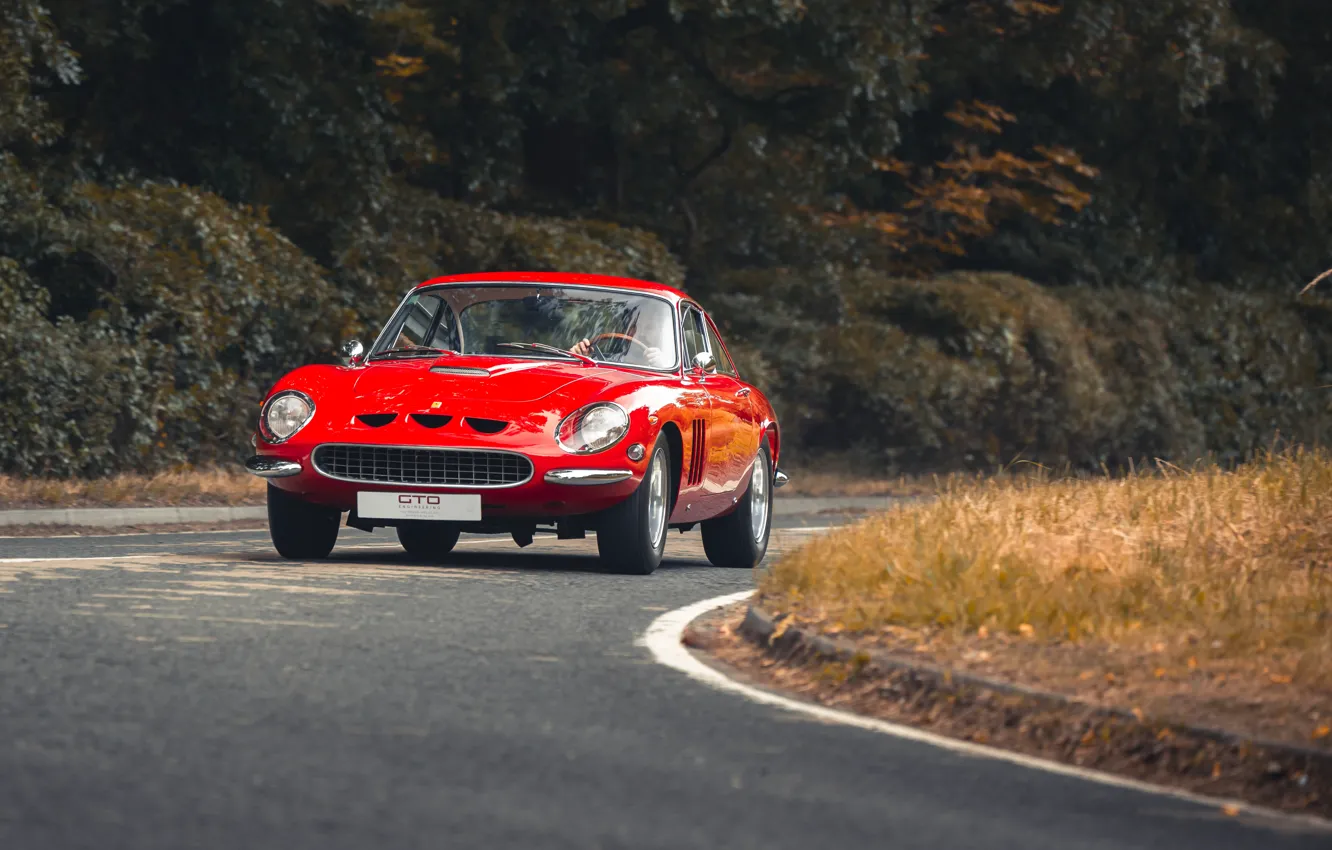 Фото обои Ferrari, retro, 1963, 250, sports car, Ferrari 250 GT Fantuzzi Berlinetta Lusso