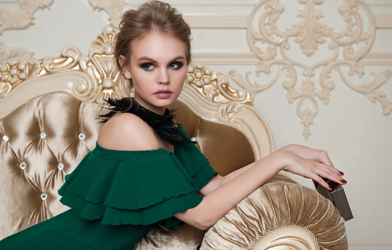 Фото обои girl, dress, beautiful, model, sweet, look, adorable, Anastasia Shcheglova