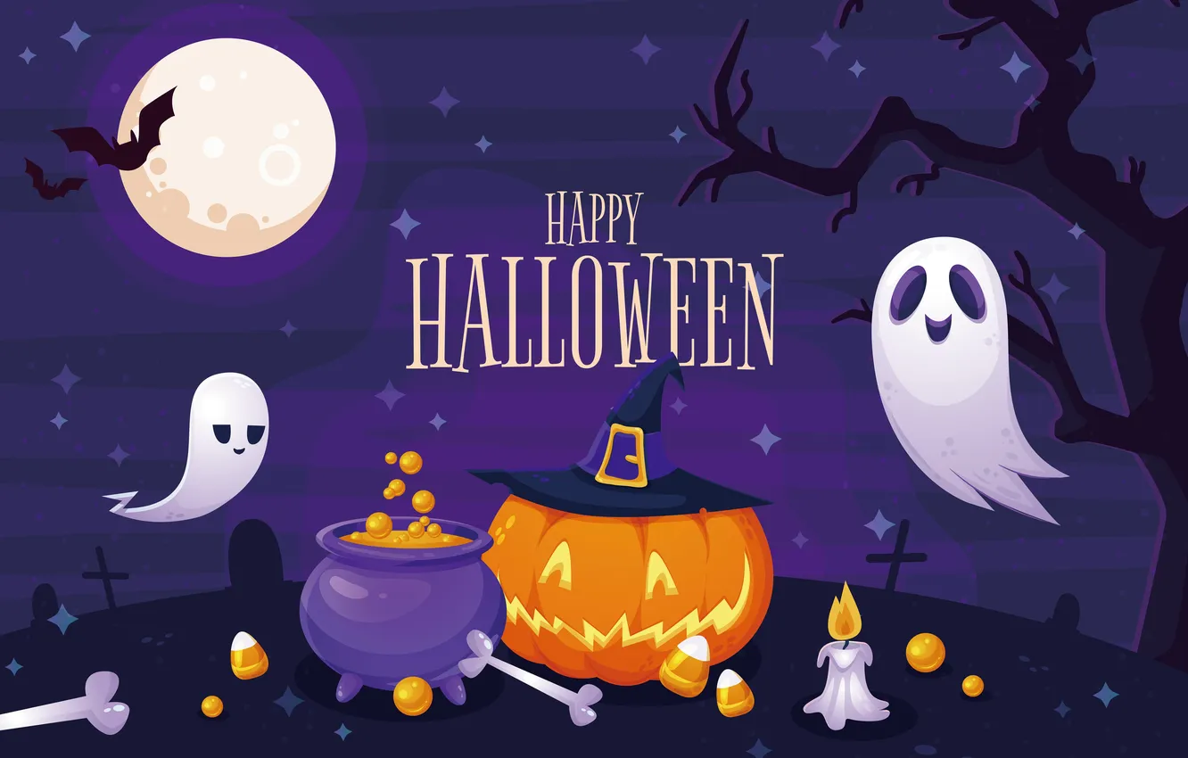 Фото обои Тыквенный фонарь, Pumpkin Lantern, Halloween 2024, Хэллоуин 2024, Horrible Night, Ужасная ночь