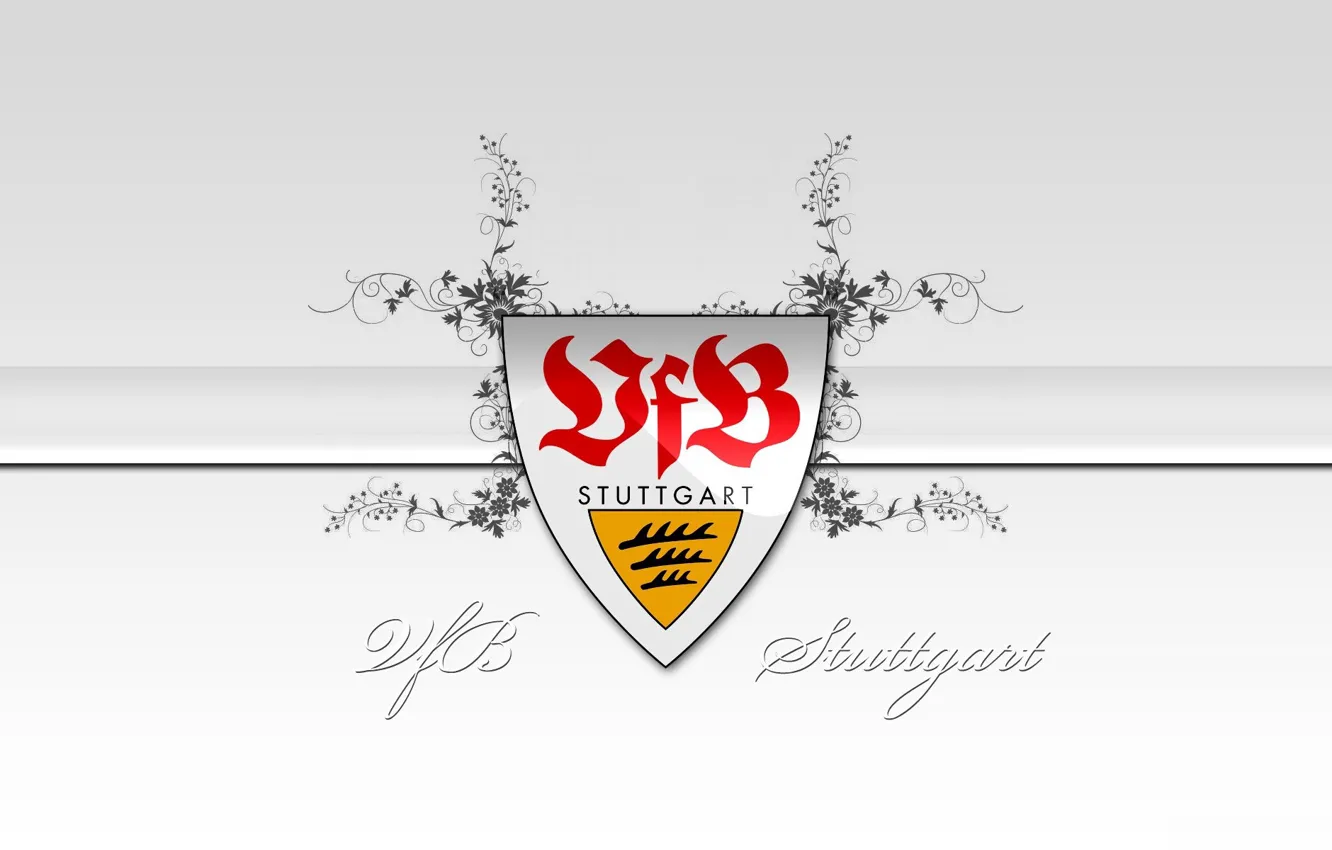 Фото обои wallpaper, sport, logo, football, VfB Stuttgart