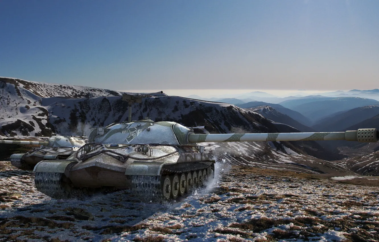 Фото обои world of tanks, ис-7, объект 260