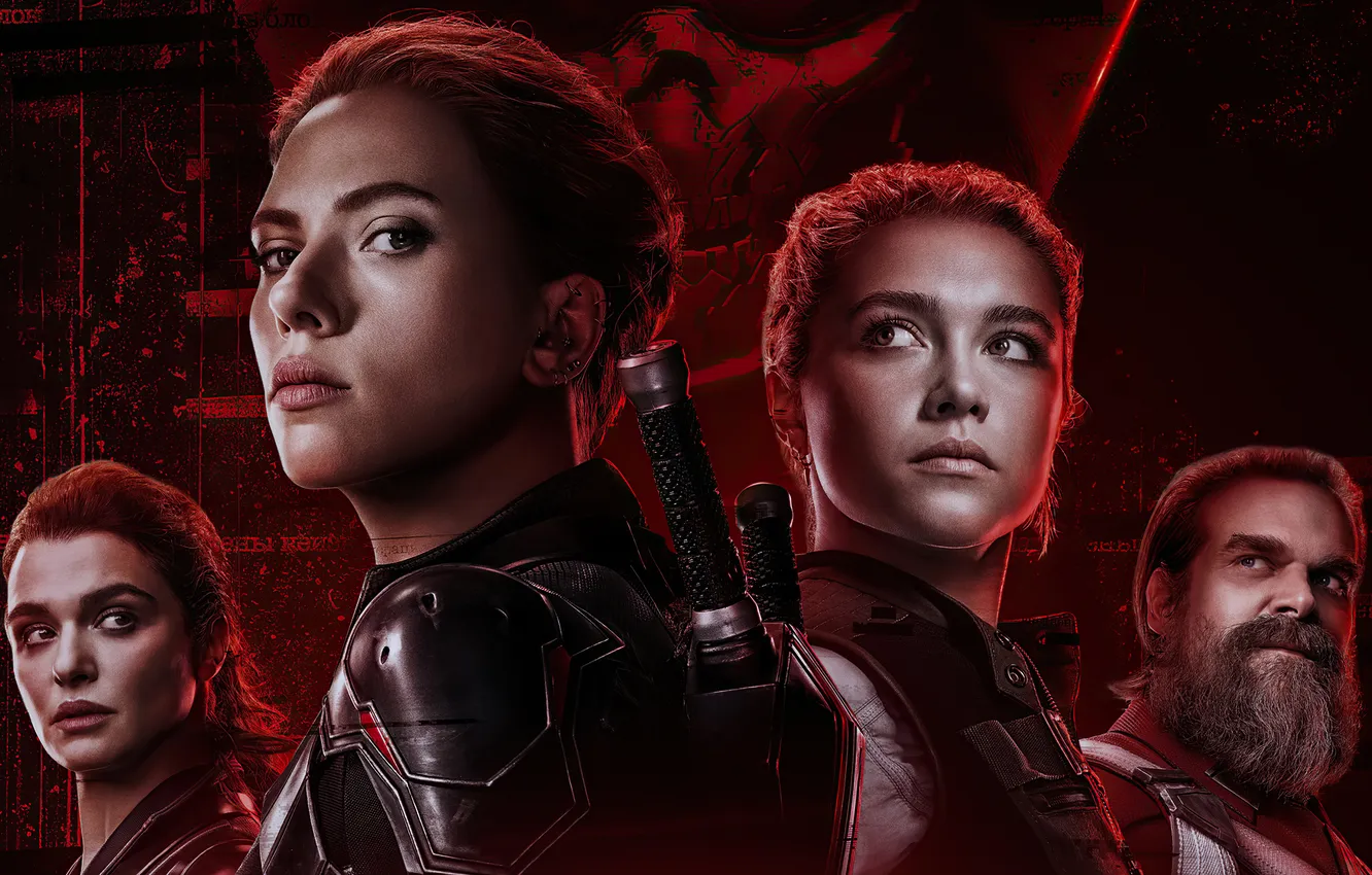 Фото обои фантастика, Scarlett Johansson, Скарлетт Йоханссон, Rachel Weisz, постер, персонажи, комикс, Black Widow