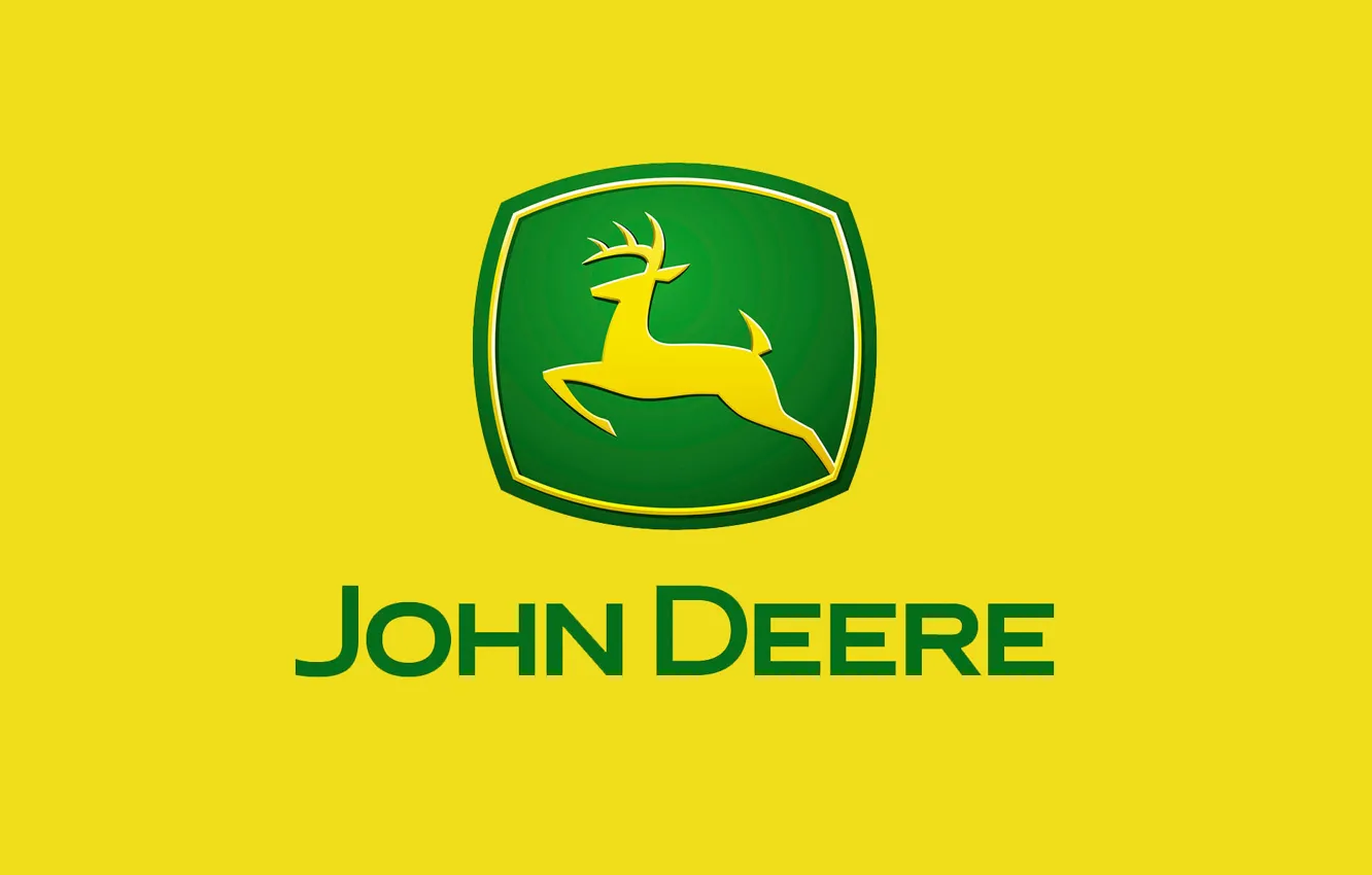 Фото обои logo, construction, farming, johndeere