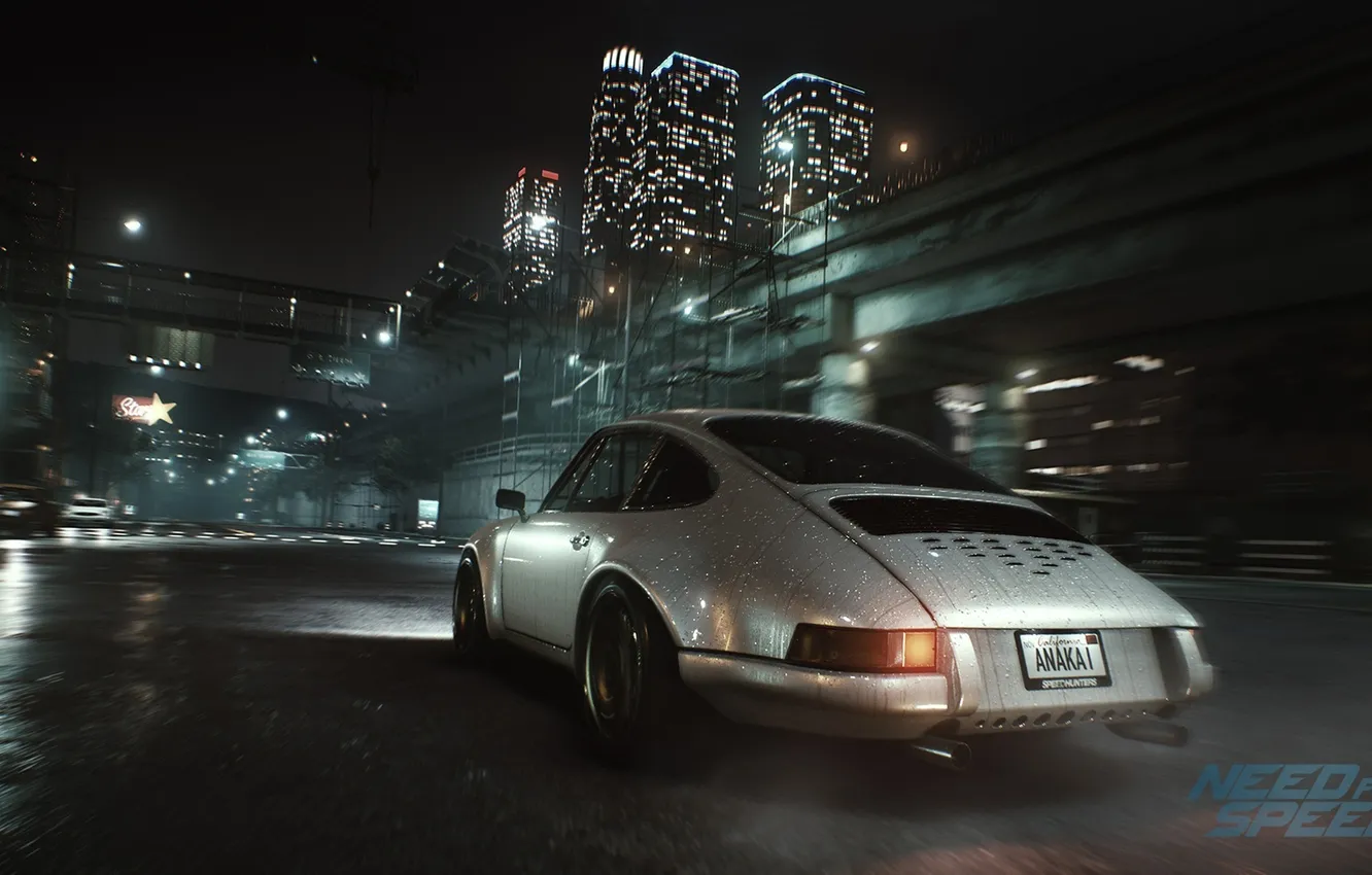 Фото обои Porsche, Race, Street, Tuning, Need For Speed, NFS 2015