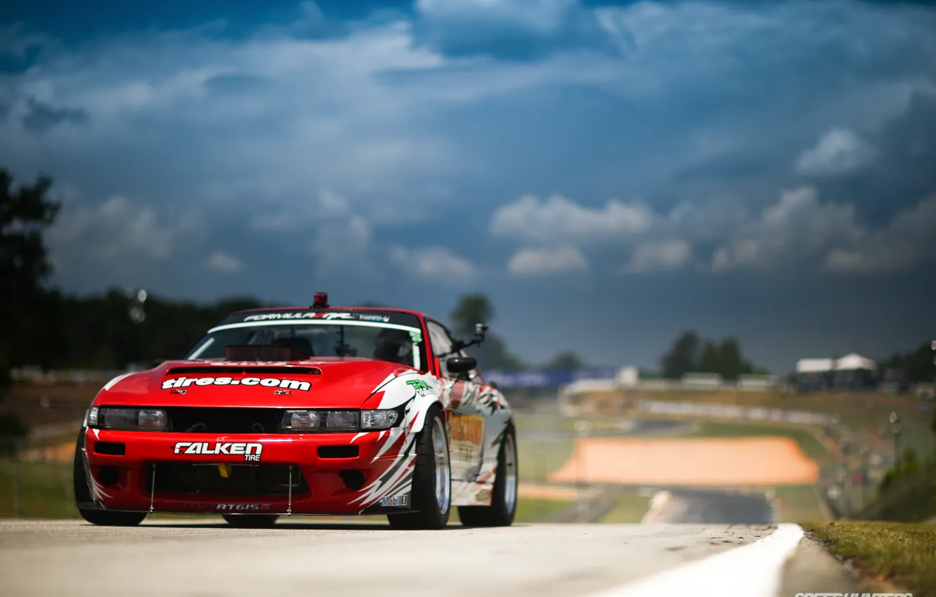Фото обои Nissan Silvia, S13, Falken, Formula Drift, Formula D