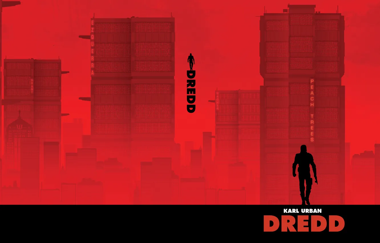 Фото обои город, Dredd, Judge Dredd, Mega-City One