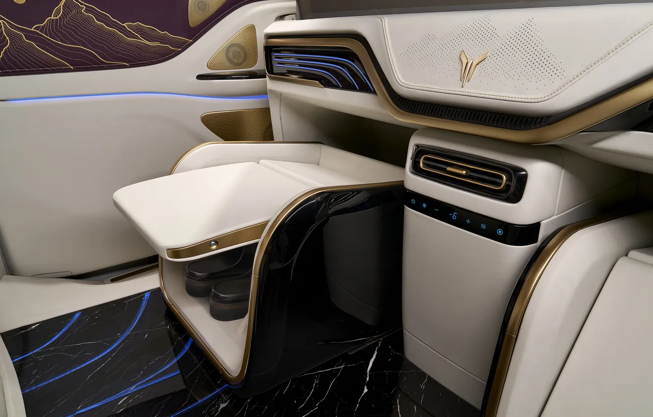Фото обои роскошь, люкс, VIP, минивэн, Dreamer, максимальный комфорт, Voyah Dreamer VIP, Voyah