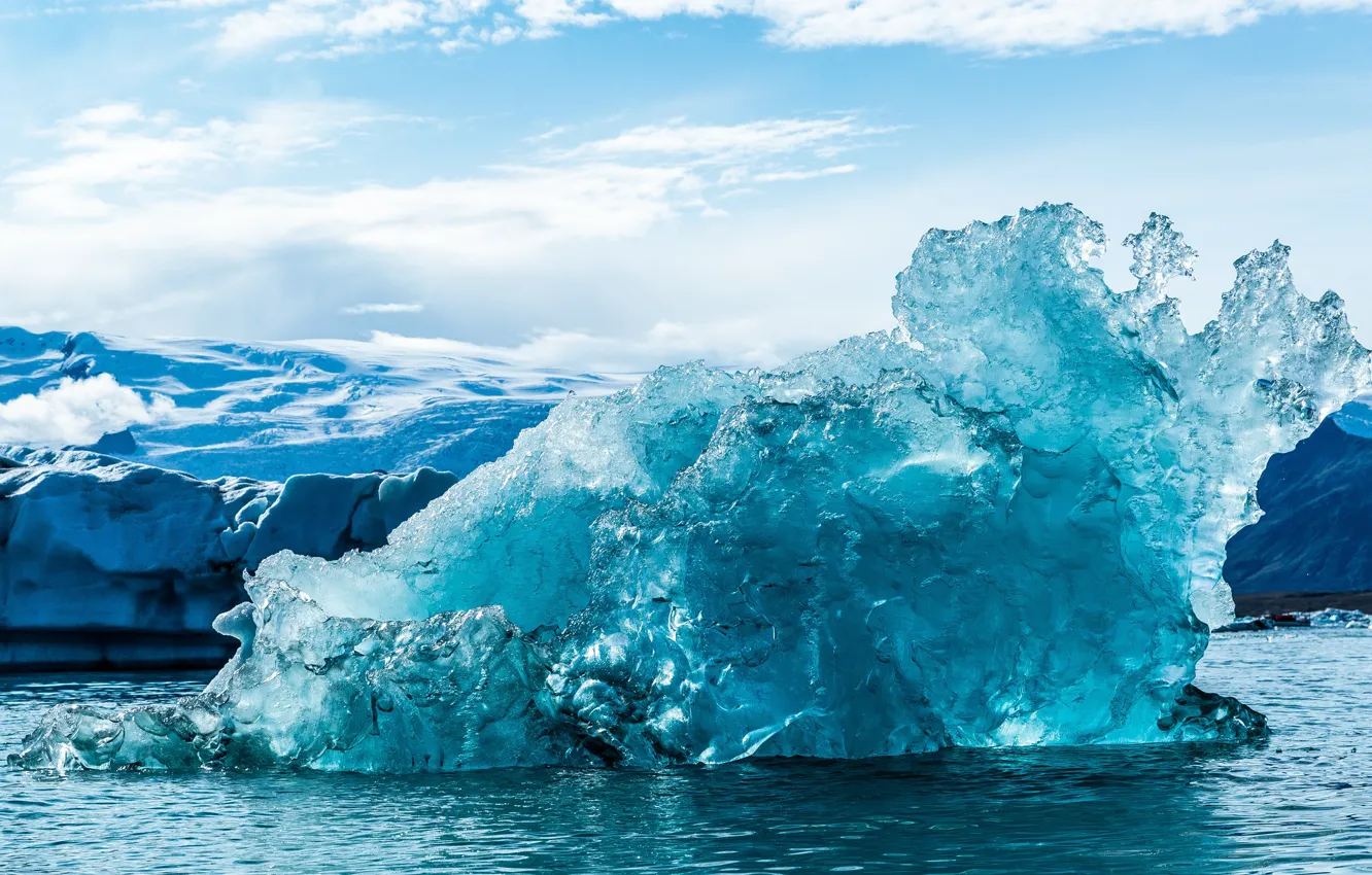 Фото обои лед, море, фото, айсберг