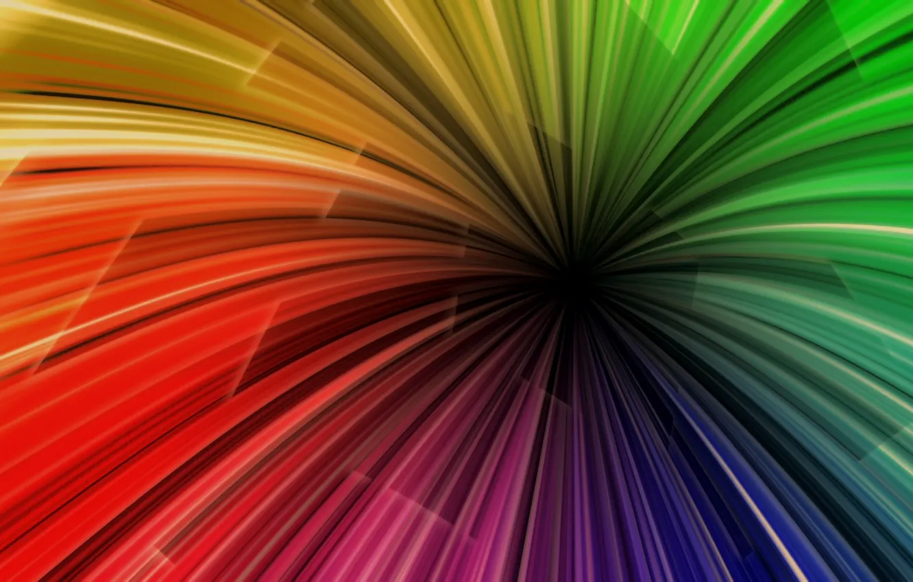 Фото обои лучи, спектр, яркое, цветные полосы