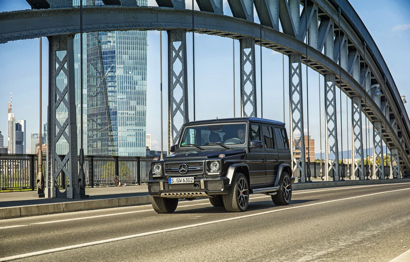 Фото обои мост, мерседес, AMG, амг, W463, 2015, G 63, Merеedes-Benz