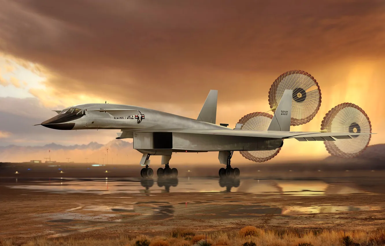 Фото обои США, Прототип, Стратегический бомбардировщик, XB-70 Valkyrie