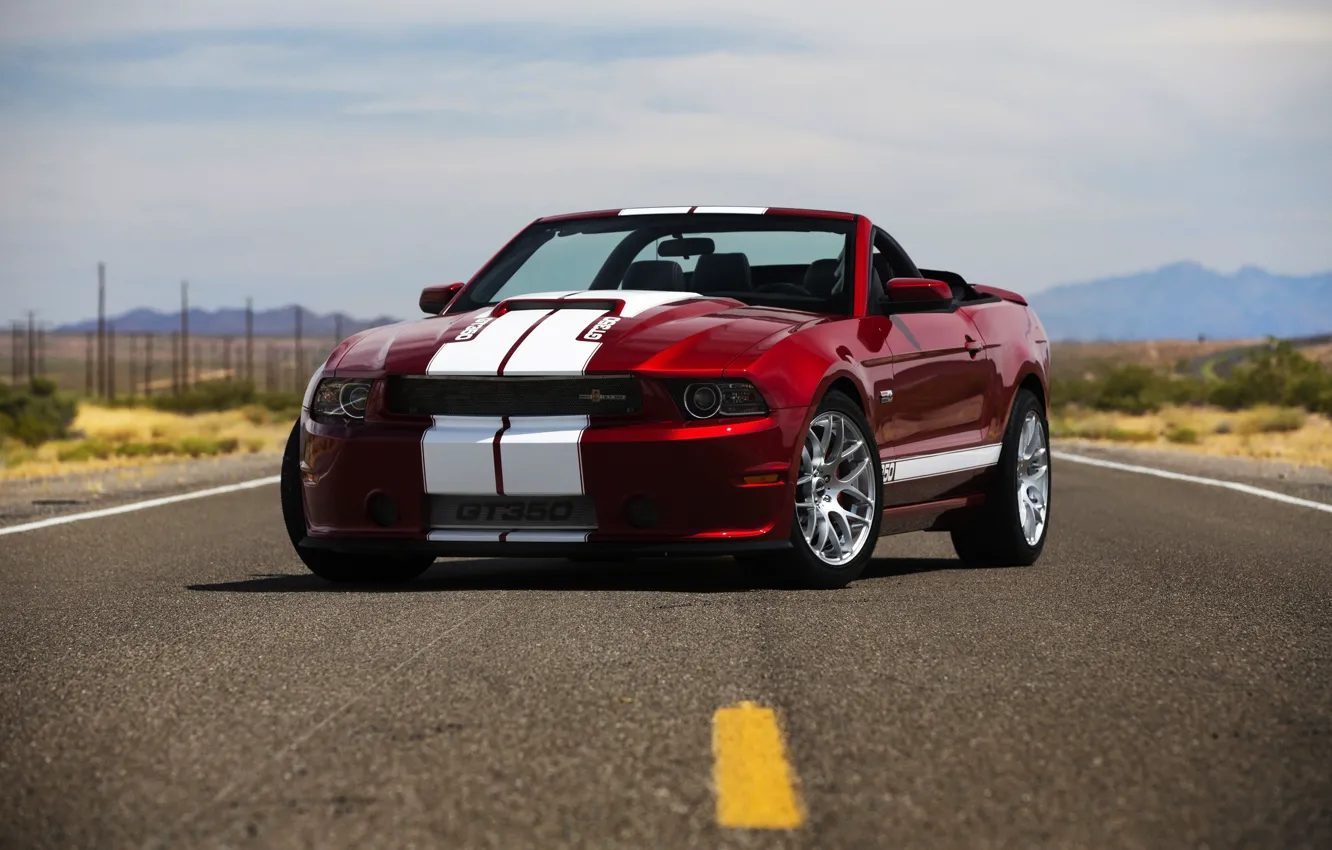 Ford Mustang Shelby gt500 красный