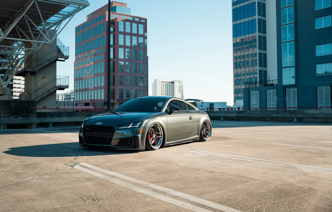 Фото обои Audi, City, Building, Town, TT RS, Audi TT RS