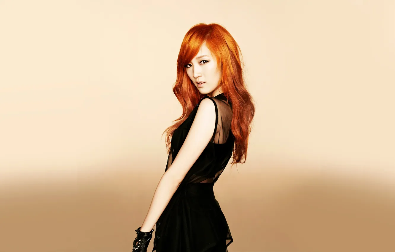Фото обои взгляд, музыка, Япония, певица, miss A, meng jia