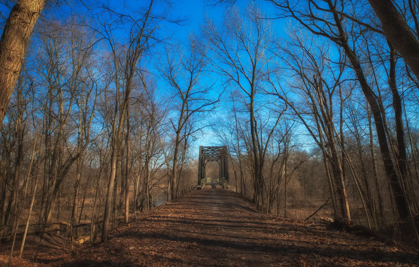 Фото обои Illinois, Hiking On The Rock Island Trail, Stark County