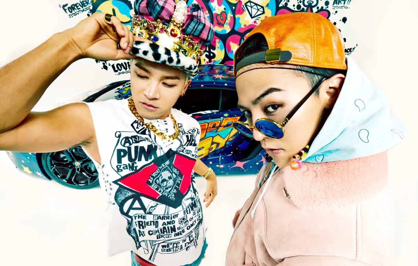 Фото обои южная корея, k-pop, bigbang, g-dragon, taeyang