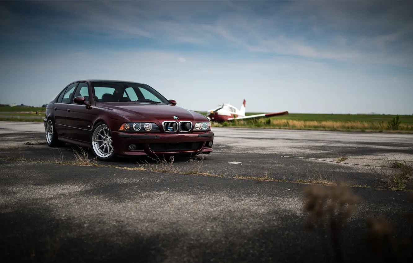 Фото обои BMW, Cherry, Classic, Legend, E39, Sight