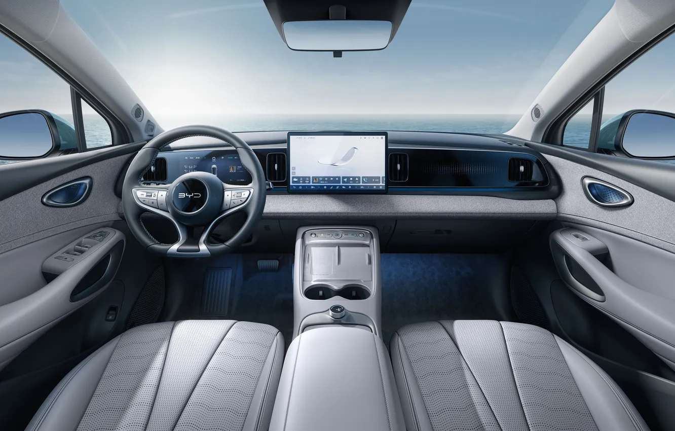 Фото обои интерьер, внедорожник, SUV, электромобиль, 2025, BYD, 05 EV, BYD Sealion 05 EV