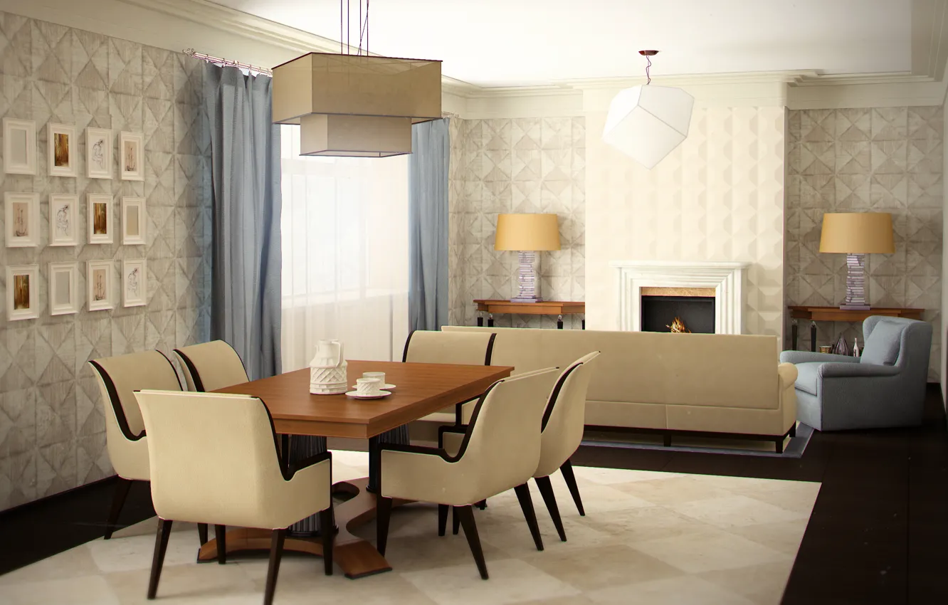 Фото обои дизайн, комната, интерьер, гостиная, ar deco style