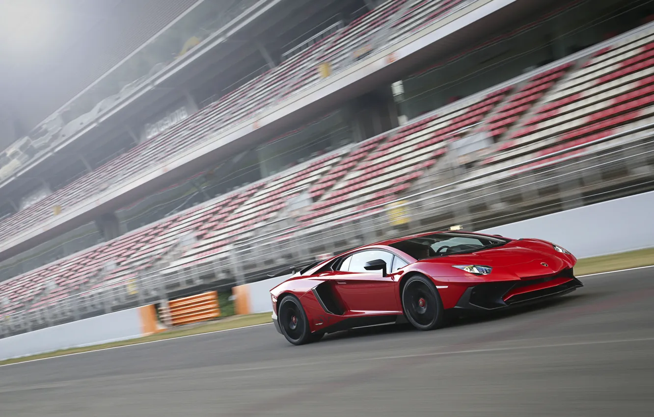Фото обои car, скорость, трасса, Lamborghini, red, автомобиль, speed, track