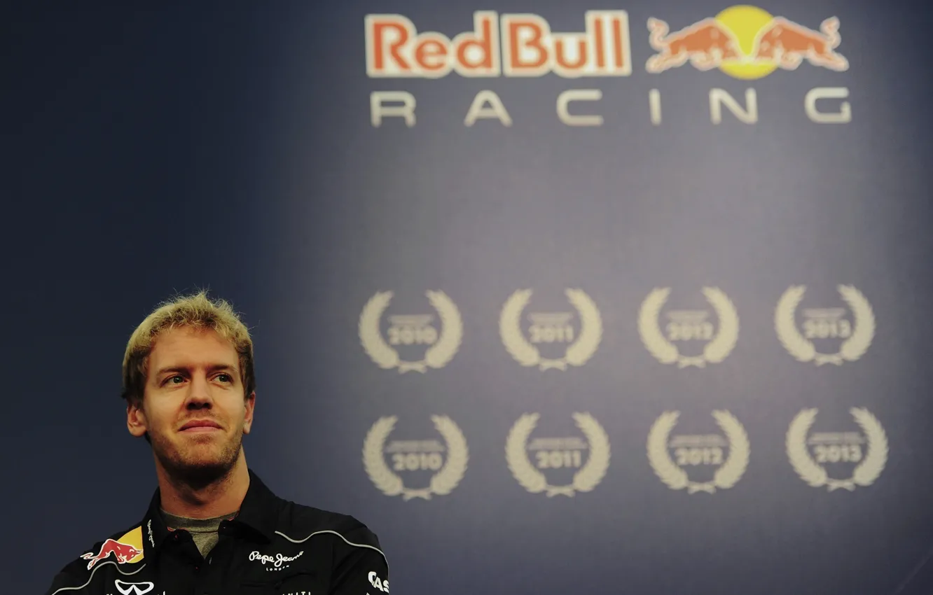 Фото обои Формула 1, Formula 1, Red Bull, Vettel, Champion, Чемпион, Sebastian