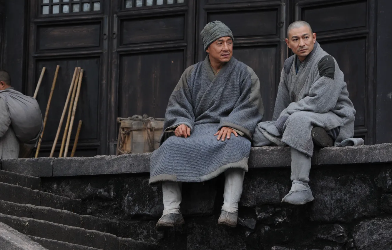 Фото обои Китай, боевик, монастырь, Джеки Чан, Jackie Chan, монахи, Шаолинь, Andy Lau