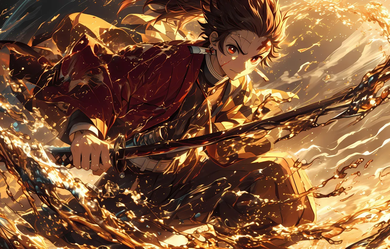 Фото обои sword, game, anime, ken, face, blade, asian, manga